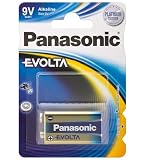 Panasonic Batterie Alkali 9-V Block EVOLTA Alkaline