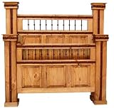 Hierro Bed - King (Brown) (95.00D x 71.00H x 87.00W)