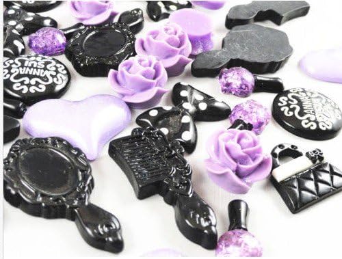 20pc Different Styles of Resin Flatback Decals