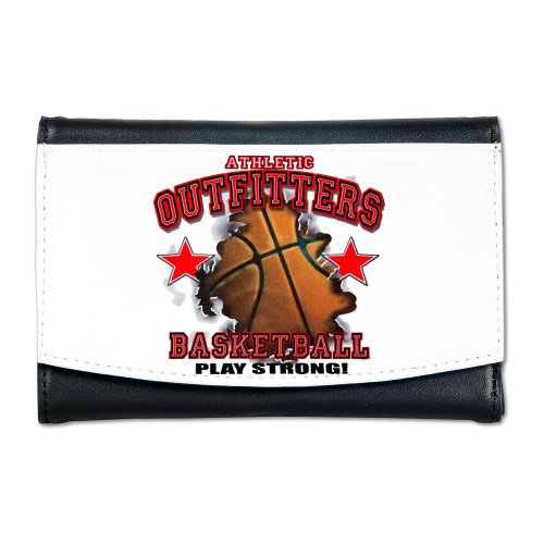 Artsmith, Inc. Mini Wallet Athletic Outfitters Basketball Play Strong