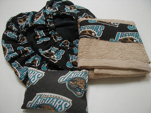 Jacksonville Jaguars Fabric Shoe Cover Rosin Bag Towel Set