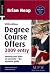 Degree Course Offers 2009 Entry
