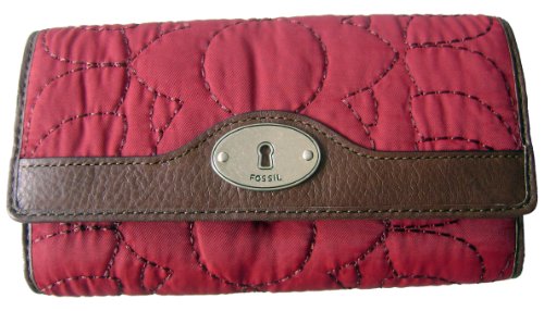 Fossil Key-Per Flap Clutch - Red