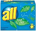 All Laundry Detergent, Powder, Fresh Rain Scent, 40-Load Boxes (Pack of 4)