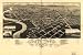 Bird's eye view of Miles City, c.s. of Custer County, Montana 1883. Beck & Pauli, lithographers., large historic panoramic map reprint 54x36