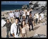 Lost (Group on Beach) Glossy Framed Photograph - TV - 8' X 10'