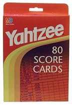 Yahtzee 80 Score Cards