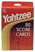 Yahtzee Score Pad