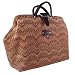 ArtisanStreet's Flame Chenille Tapestry Carpet Bag with Detachable Shoulder Strap. Sh...