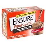 Ensure With Fiber High-Fiber, Complete Balanced Nutritional Drink, Chocolate, 8 Fluid Ounces cans 6 ea