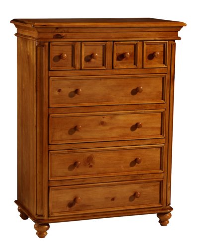 Westwood Design Cypress Point 6 Drawer Chest - Honey Pine