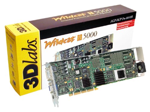 3dlabs Wildcat II 5000 64 AGP Grafikkarte
