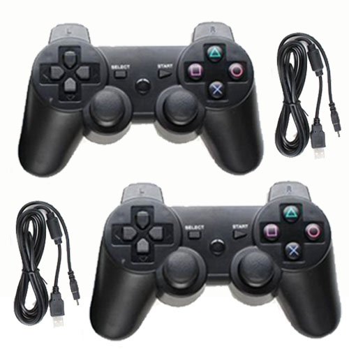 2 PACK OF PLAYSTATION 3 / PS3 DUAL SHOCK WIRED CONTROLLER JOYPAD, SONY COMPATIBLE – Hi-TEC ESSENTIALS