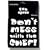 'Don't Mess with the Chef' Black Kitchen Apron, 100% Cotton