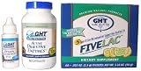 Fivelac KIT ~1 Box Fivelac Candida Probiotic Defense (60 Packets Per Box), 1 Bottle of Oxygen Elements (1 Fl. Oz. Bottle) & 1 Bottle of Active Digestive Enzymes (90 Capsules Per Bottle) By Global Health Trax