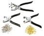 Leather Punch, Eyelet & Snap Kit - 3 Tools plus Eyelets