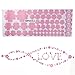 Sandistore Removable Flowers Wall Art Decal Sticker (Pink)