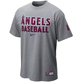 Nike Los Angeles Angels of Anaheim Ash MLB 2010 Practice T-shirt