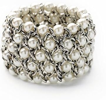 Fun Daisy New Design Jewelry Vintage White Pearl Retro Fashion Bracelet