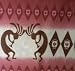 Kokopelli 60 x 80 Inch Premium Polar Fleece Blanket by Pacific Blanket