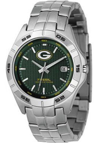 Fossil Men's NFL1046 NFL Green Bay Packers 3-Hand Date Watch