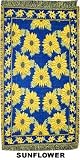 Cotton Craft Sunflower Jacquard Rug