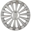 Cartrend 70275 Radzierblenden Set "Meridian" Chromring, 4-teilig, 40,64 cm ( 16 Zoll )