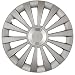 Cartrend 70275 Radzierblenden Set "Meridian" Chromring, 4-teilig, 40,64 cm ( 16 Zoll )