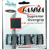  : Gamma Supreme Overgrip - 3 Pack (COLOR: Black)