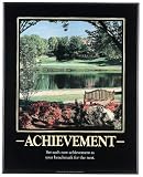 Golf, Gifts, & Gallery 6803F Achievement Motivational Print