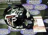 Tony Gonzalez Autographed/Hand Signed Football Mini Helmet (Atlanta Falcons) JSA