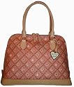 Dooney & Bourke Purse Handbag Large Lara Bage Large Domed Light Pink Signature Logo