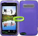 Premium Purple TPU Skin Case for HTC Trophy T8686. CrazyOnDigital Brand Pac ....