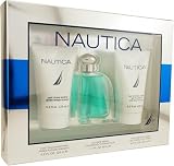 Nautica By Nautica For Men. Set-cologne Spray 1.7-Ounce & Body Wash 4.2-Ounce & Post Shave Soother 4.2-Ounce