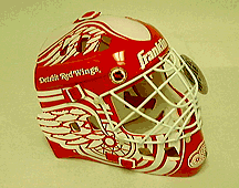SportingGoods: Detroit Red Wings NHL Full Size Goalie Mask from Franklin