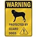 WARNING  MASTIFF PROTECTED BY GUARD DOGS  PARKING SIGN DOG