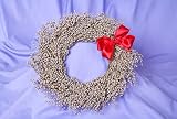 White Lavender Snow Wreath - Organic