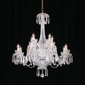 Waterford Crystal Powerscourt Chandelier 12 Arm by Waterford