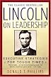 Image of Lincoln on Leadership: Executive Strategies for Tough Times