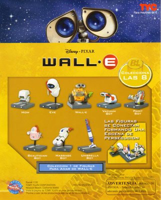 Disney WALLE Collect and Build Capsule TOYS Set of 8