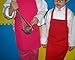 Chefskin HOT Pink Fuchsia Apron Kids Children Fits 2-7 Yr Olds 15x21 Fabric
