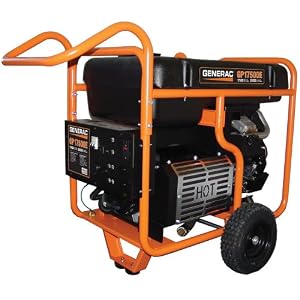  Buy Generac 5735 GP17500E 26,250 Watt 992cc OHV Portable Gas Powered Generator With Electric Start with best Price