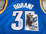 Kevin Durant Oklahoma City Thunder Signed Autographed Basketball NBA Jersey Coa & Tamper Proof Hologram Proof Photo