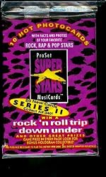 ProSet Super Stars Series II MusiCards Pack - 10 photocards per pack - Rock, RAP & Pop Stars!