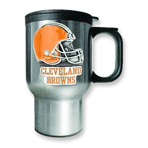 NFL Cleveland Browns Stainless Steel Travel Mug 16oz