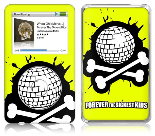 Msic Skins iPod Classic用フィルム  Forever The Sickest Kids - Disco Bones  iPod classic  MSRKIPC00204
