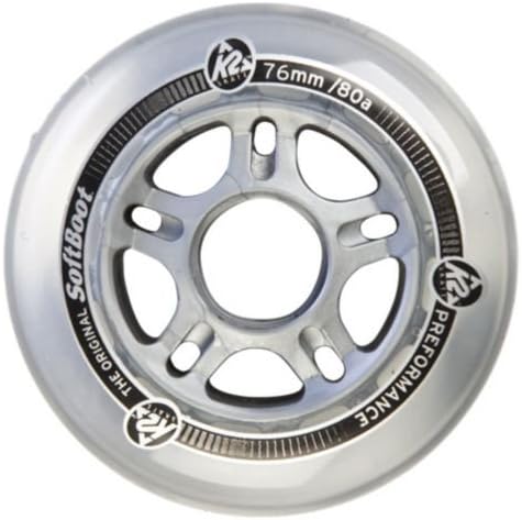 K2 Aftermarket Inline Skate Wheel 8-Pack ABEC 5 Bearings