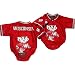 Wisconsin Badgers- University of- NCAA Football Infant/baby Onesie Jersey 0-3 months