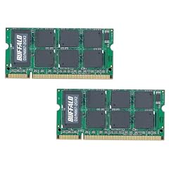 BUFFALO ノートPC用増設メモリ PC2-5300 (DDR2-667) 2GB 2枚組 D2/N667-2GX2/E