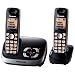 Panasonic KX-TG6522GB Duo Schnurlostelefon mit Anrufbeantworter schwarz